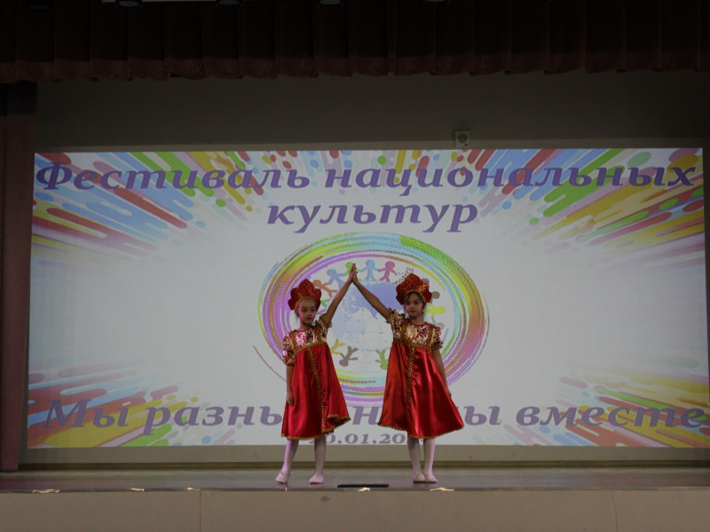 районный фестиваль национальных культур «Мы разные, но мы вместе».